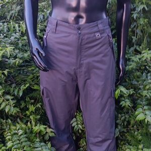 SKIGEAR (Bangladesh) Men's Gray Double Lined Ski Cargo Pants